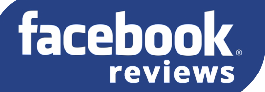 Facebook Reviews logo on a blue background for Florida Bowfishing. 
